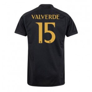 Real Madrid Federico Valverde #15 Replika Tredjetrøje 2023-24 Kortærmet